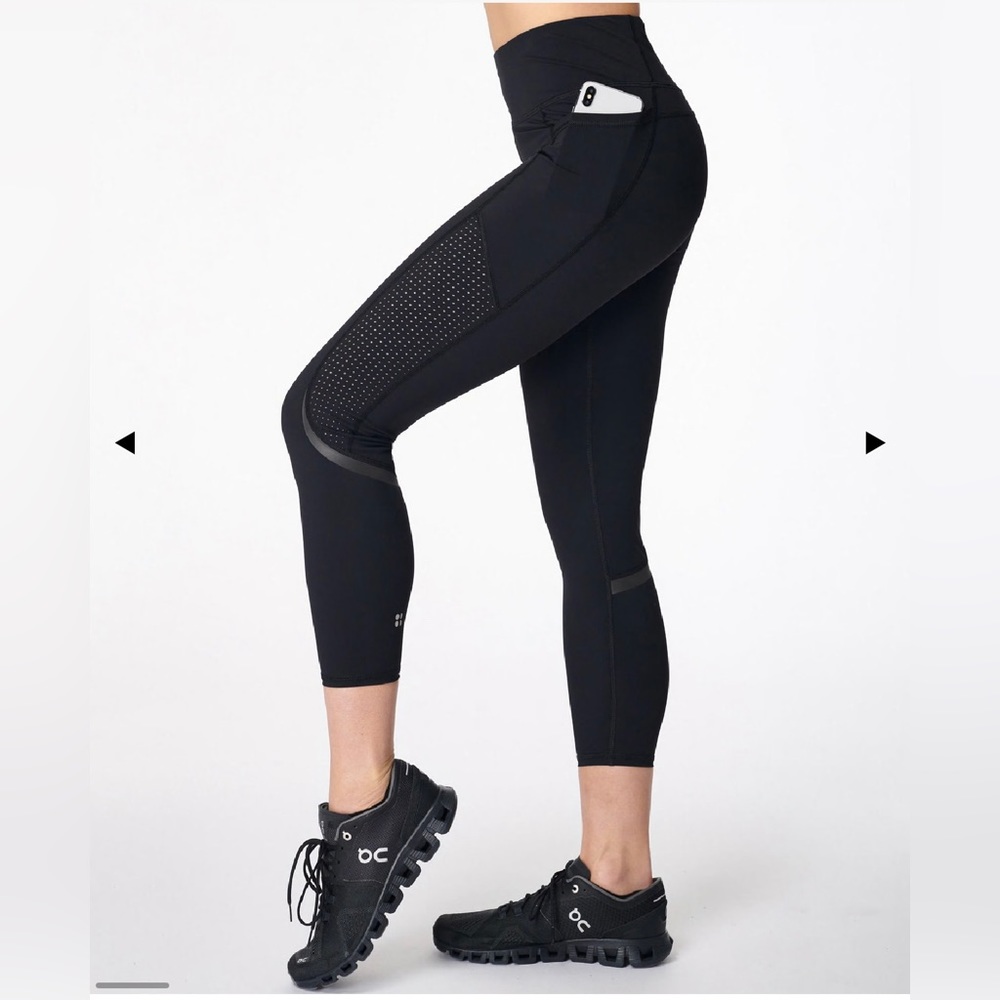 NWT Sweaty Betty Zero Gravity Leggings, 7/8 size XXS